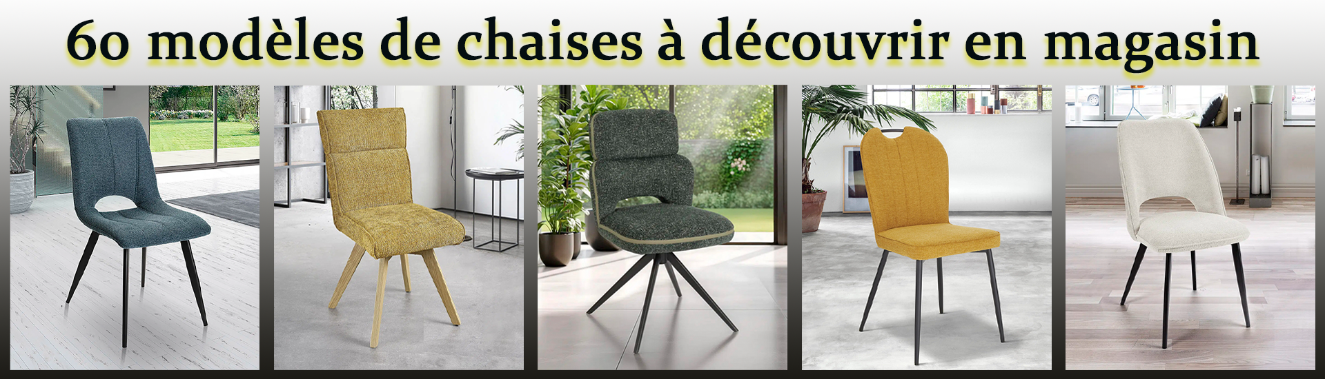 chaises 60