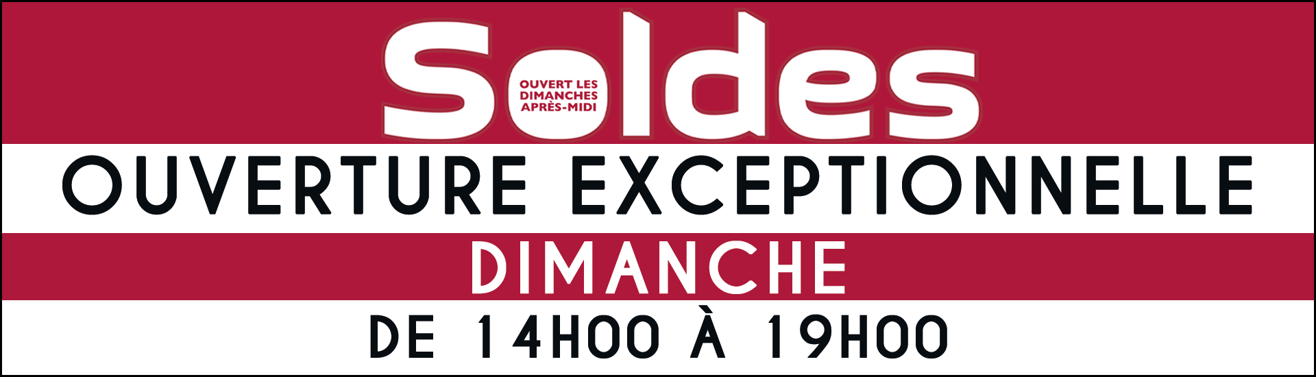 Ouverture 11 janvier 2026