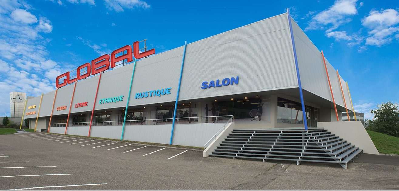 Façade du magasin Global à Clermont-Ferrand
