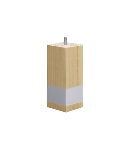 PIED CARRE BAGUE ALUMINIUM