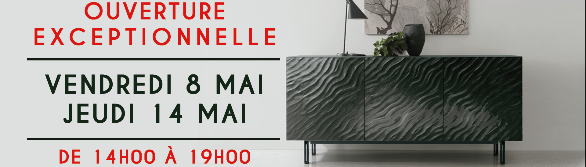 Ouverture jour ferie mai 2026